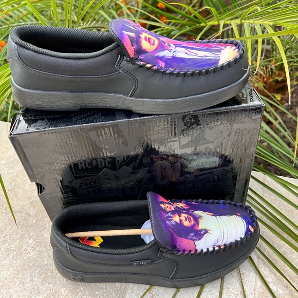 DC | Shoes | Villain 2 Acdc Shoes For Men Slip On Rock Band | Poshmark